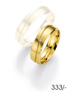 Collection Ruesch Honeymoon Selection Gelbgold Trauring 333