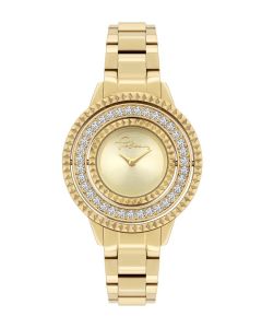 Police Damenarmbanduhr Pilat gold PL16037BSG-22M