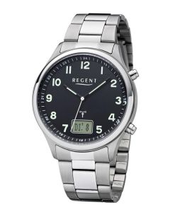 Regent Herren Funkuhr Edelstahl FR-276