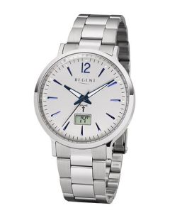 Regent Herren Funkuhr Edelstahl FR246