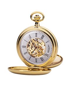 Regent Taschenuhr IP Gold P701
