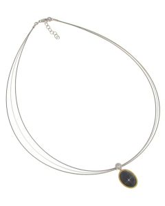Yvette Ries Collier Silber mit Labradorit 4935-42285-202