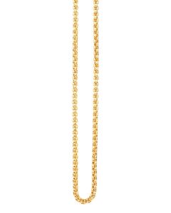 Traumfänger Kette Edelstahl SC063G45 45cm vergoldet