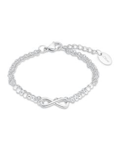 S.Oliver Edelstahl Armband zweireihig 2034972 SOJ-0154-B-21
