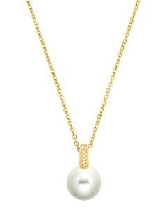 S.Oliver Silber Kette Perle 2037753
