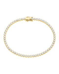 S.Oliver Tennisarmband Silber vergoldet 2037763