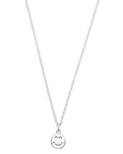 S.Oliver Silber Kette Smiley 2034154