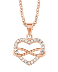 S.Oliver Silber Kette Herz Infinity SOJ-0288-N-45