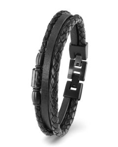S.Oliver Herren Leder Armband 2022637