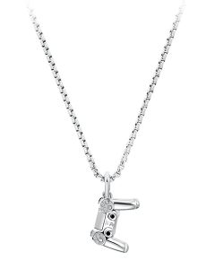 S.Oliver Kette Edelstahl mit Anhänger Spielekonsole SOJ-0273-N-43