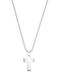 S.Oliver Herren Kette Edelstahl Kreuz 2033914