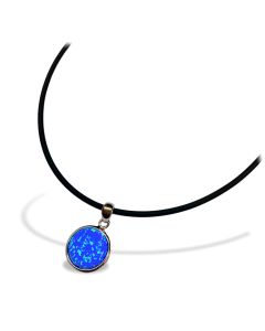 Anhänger Silber mit syn. Opal SP1726
