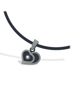 Finnlandschmuck Nordform Herz-Anhänger Bergkristall A-3-1213