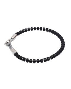 ACROSS Stein Armband schwarzer Achat ABS01