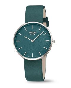 Boccia Damen Titan Uhr blaugrün 3387-02