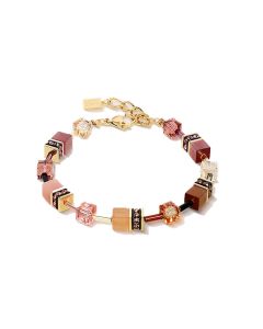 COEUR DE LION GeoCUBE® Iconic Armband golden Blush 2838301132