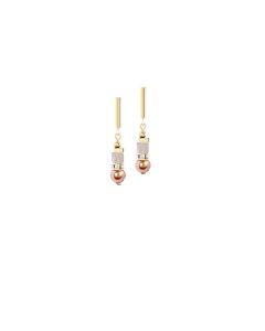 COEUR DE LION Precious Fusion Offset Ohrringe champagne-blush 4354211208