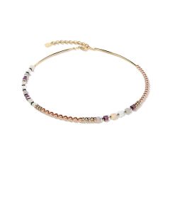 Coeur de Lion Precious Fusion Offset Halskette champagne-blush 4354101208