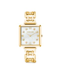 Coeur de Lion Damenuhr Iconic Cube Golden Moments 7632741643