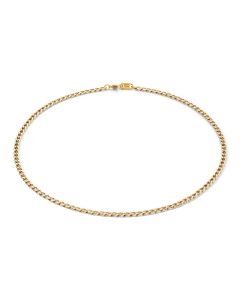 Kette oder Verlängerung aus Edelstahl vergoldet 50 cm 8600-88-1600