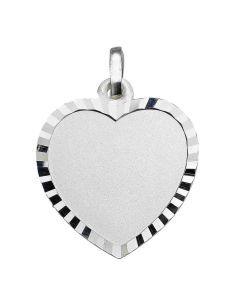 Gravurplatte Herz Silber 5-127454-001