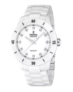 Festina Damenuhr Ceramic weiß F20720_2