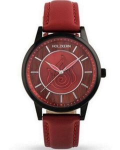 Holzkern Quarzuhr Fire Nation