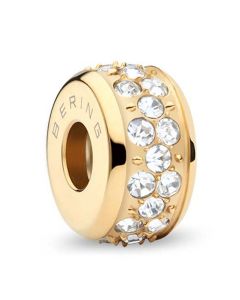 BERING Charm Edelstahl vergoldet GLOW-2