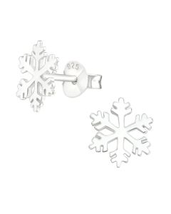 Ohrstecker Schneeflocke Silber JA19540