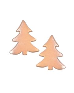 Ohrstecker Tannenbaum Silber rosévergoldet JA19562