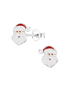Ohrstecker Weihnachtsmann Silber 196093