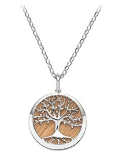 Waidzeit Silber Collier Lebensbaum K03B