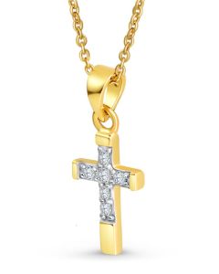 Kreuz Anhänger 333 Gold 53122