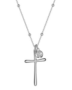 Kette mit Kreuz Anhänger Silber 8809