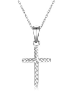 Silber Kreuz Anhänger Kes6929