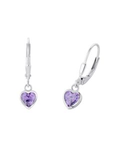 Prinzessin Lillifee Ohrhänger Herz lila 2036430