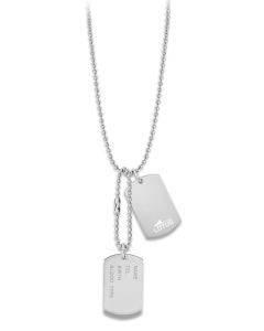 Lotus Style Kette Edelstahl Duo Dog Tag LS2139-1-1