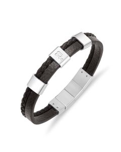 Police Leder Herrenarmband PEAGB0040702