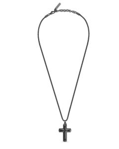 Police Kette Edelstahl Crossroads schwarz PEAGN0037702