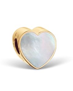 Bering Charm Edelstahl vergoldet PureHeart-2