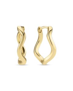 Sif Jakobs Silber Creole Twist goldplattiertt SJ-E3869-YG