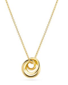 Sif Jakobs Silber vergoldet Halskette Spirale Pianura SJ-N2588-YG