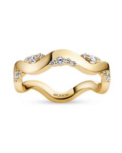 Sif Jakobs Silber Ring Ellera Waves Altro SJ-R2762-CZ-YG