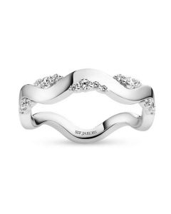 Sif Jakobs Silber Ring Ellera Waves Altro SJ-R2762-CZ