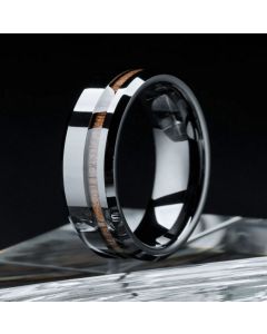 Holzkern Ring Sumo Walnuss