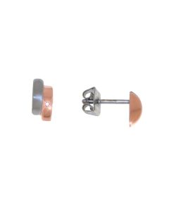 Boccia Titanohrstecker Rosegold 0552-04