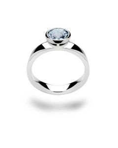 bastian inverun Ring Blautopas Silber 21180