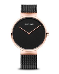 Bering Armbanduhr Klassik Rosegold schwarz 14539-166