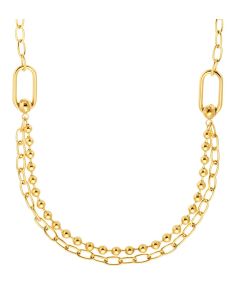 Joop Kette Edelstahl IP Gold 2036801