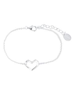 S.Oliver Silber Armband Herz 2036862